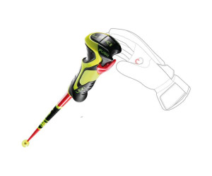 Палиці LEKI WCR Lite SL 3D bright red-black-neonyellow 120 cm